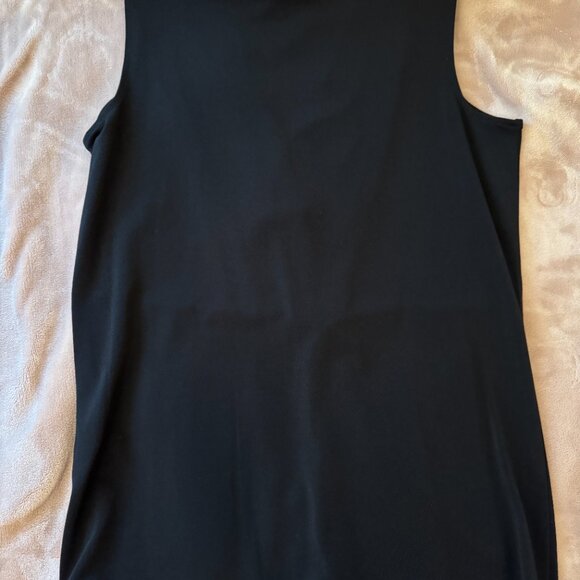 NWT Alfani Knot Front Black Sleeveless Blouse - Picture 3 of 3